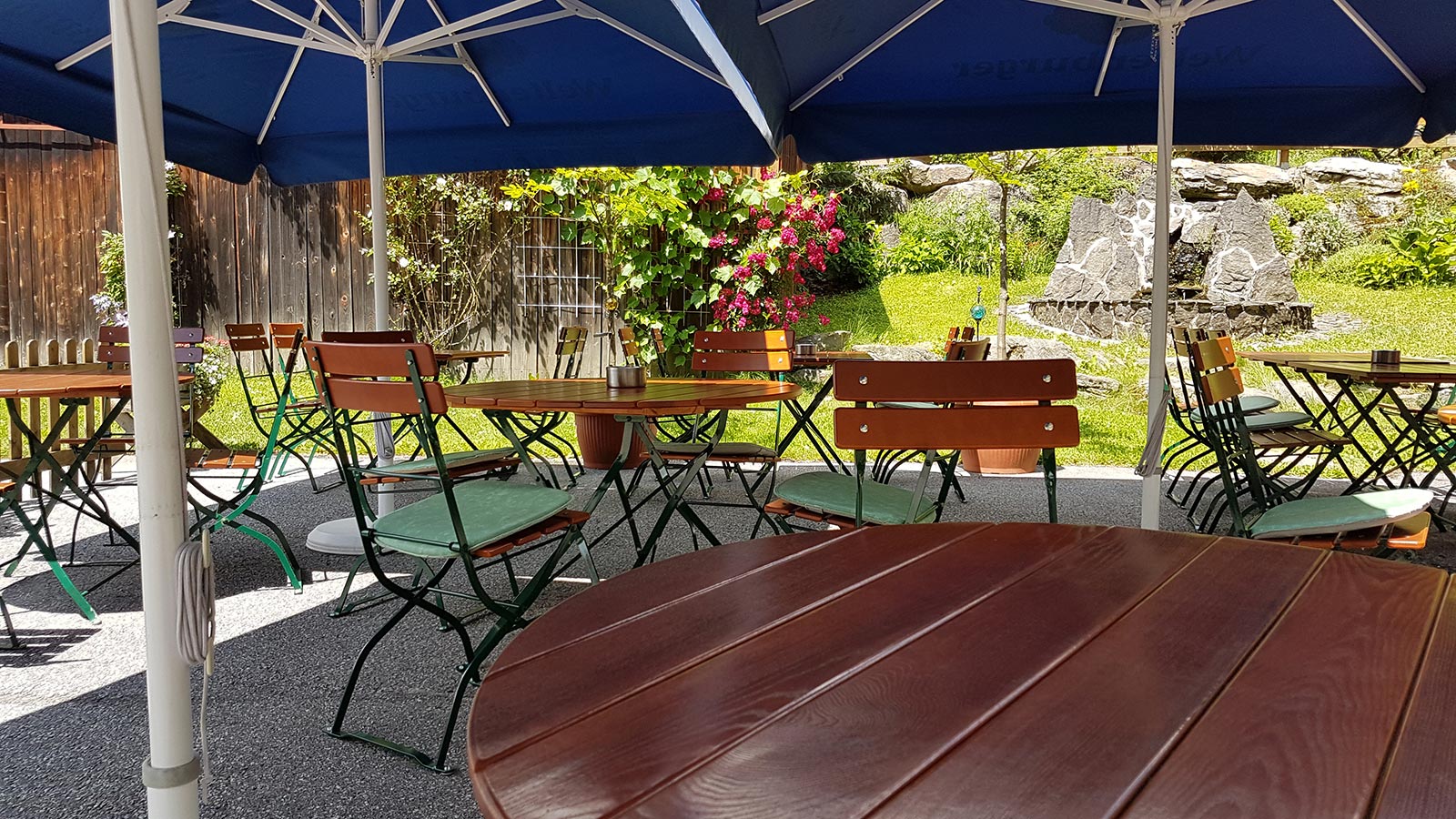 Hotel Mühle Biergarten