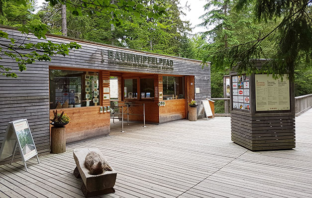 Baumwipfelpfad in Neuschoenau im Nationalpark Bayerischer Wald