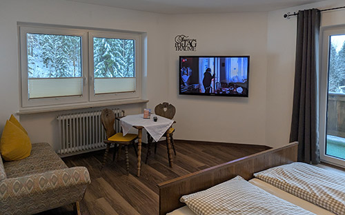 Standardzimmer im Wanderhotel Mühle