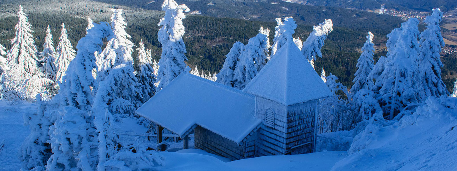 Das Wanderhotel Muehle im winterlichen Bayerischen Wald