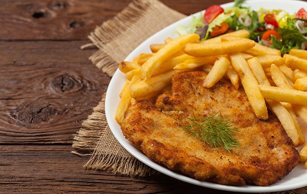 Schnitzelklassiker und Grillgerichte im Gasthof Mühle