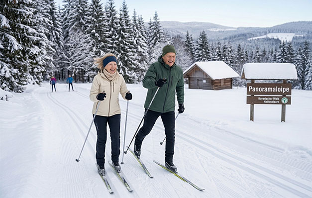 Langlaufen im Bayerischen Wald
